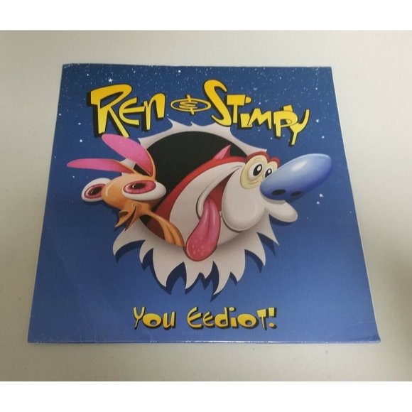 Ren And Stimpy You Eediot! Limited LP Orange Vinyl Record Album New - Picture 2 of 5